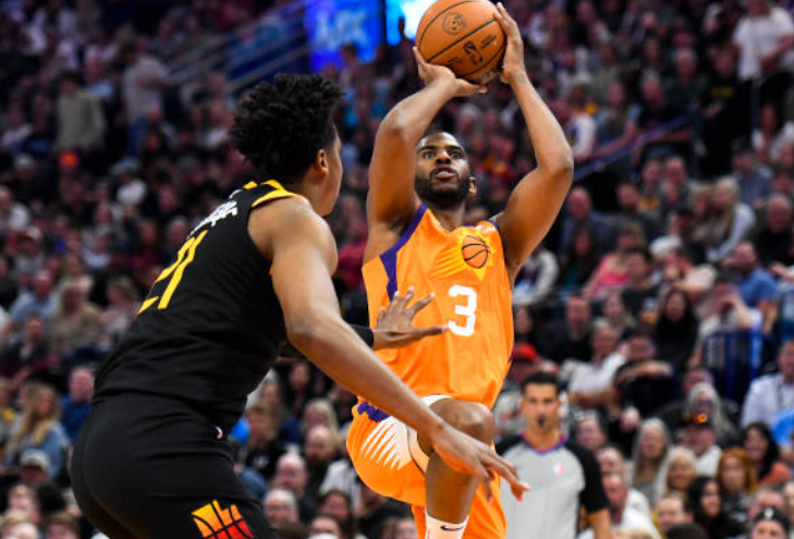  布克末节独揽全队半分太阳逆转爵士重返前四